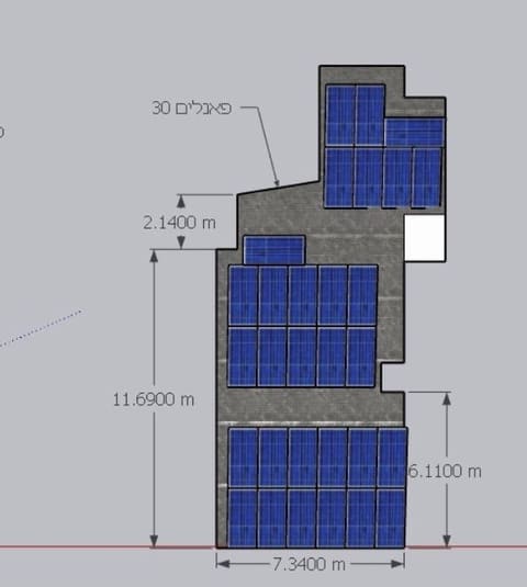 גג מסחרי · SAJ היברידי עם אגירה — תמונה 4